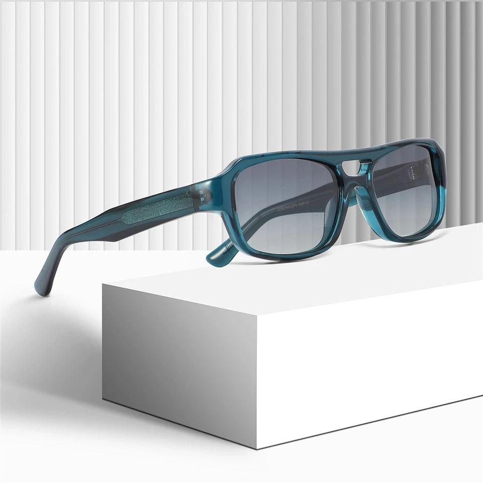 Maßgeschneiderte polarisierte Acetat-Sonnenbrille