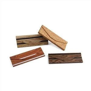 Mehrfarbige Dreieck Faltbare Sonnenbrille Box